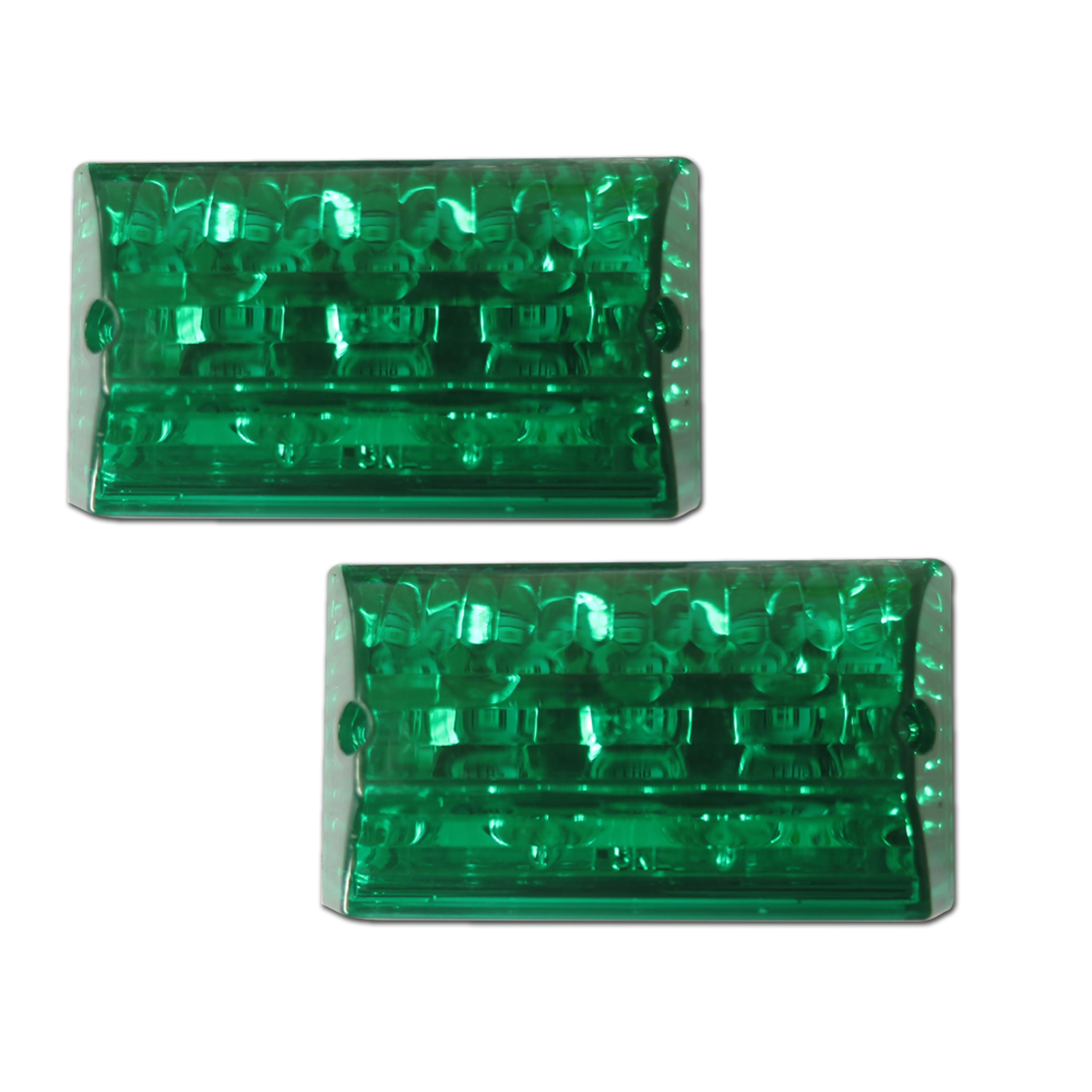 LED SIDE MARKER LAMP 24V 8PCS LED 86X61X31MM GREEN GSE GERMANY